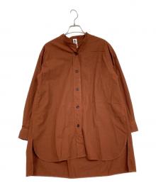 MHL（エムエイチエル）の古着「COMPACT COTTON POLINシャツ」｜ブラウン