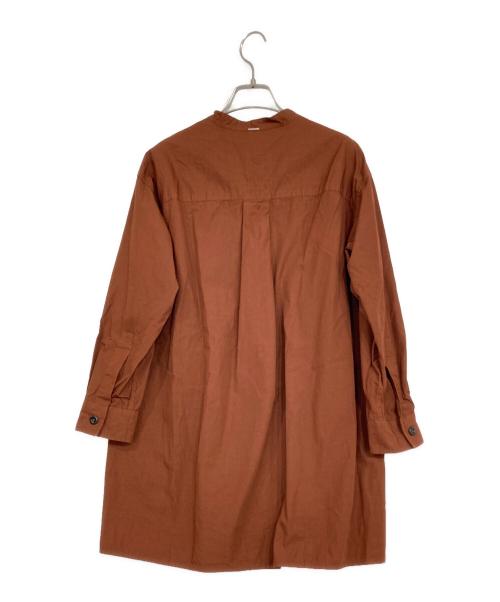 MHL（エムエイチエル）MHL (エムエイチエル) COMPACT COTTON POLINシャツ ブラウン サイズ:1の古着・服飾アイテム