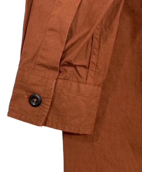 MHL（エムエイチエル）MHL (エムエイチエル) COMPACT COTTON POLINシャツ ブラウン サイズ:1の古着・服飾アイテム