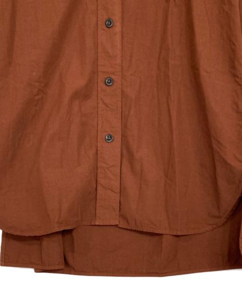 MHL（エムエイチエル）MHL (エムエイチエル) COMPACT COTTON POLINシャツ ブラウン サイズ:1の古着・服飾アイテム