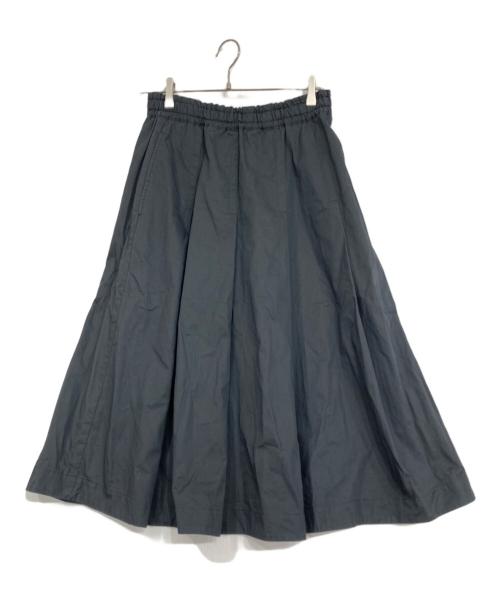 MHL（エムエイチエル）MHL (エムエイチエル) SOFT DENSE COTTONスカート グレー サイズ:2の古着・服飾アイテム