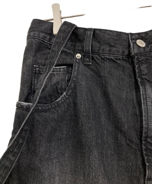 BARNYARDSTORM（バンヤードストーム）BARNYARDSTORM (バンヤードストーム) サスペンダー付きワイドパンツ ブラック サイズ:1の古着・服飾アイテム