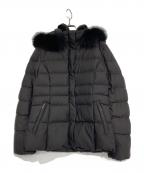 INDIVIインディヴィ）の古着「ショートダウンコート」｜ブラック