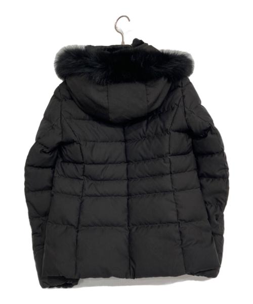 INDIVI（インディヴィ）INDIVI (インディヴィ) ショートダウンコート ブラック サイズ:38の古着・服飾アイテム