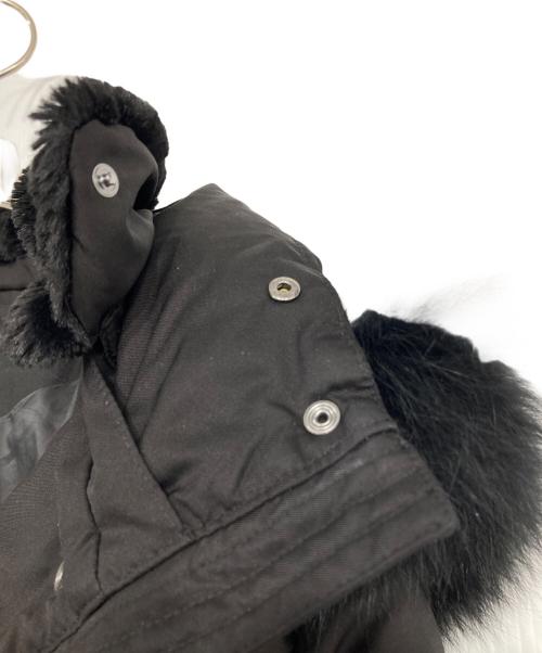 INDIVI（インディヴィ）INDIVI (インディヴィ) ショートダウンコート ブラック サイズ:38の古着・服飾アイテム