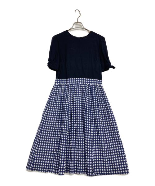 TOCCA（トッカ）TOCCA (トッカ) PARLOUR ドッキングドレス ネイビー サイズ:2の古着・服飾アイテム