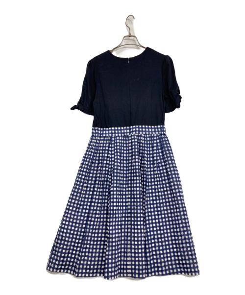 TOCCA（トッカ）TOCCA (トッカ) PARLOUR ドッキングドレス ネイビー サイズ:2の古着・服飾アイテム