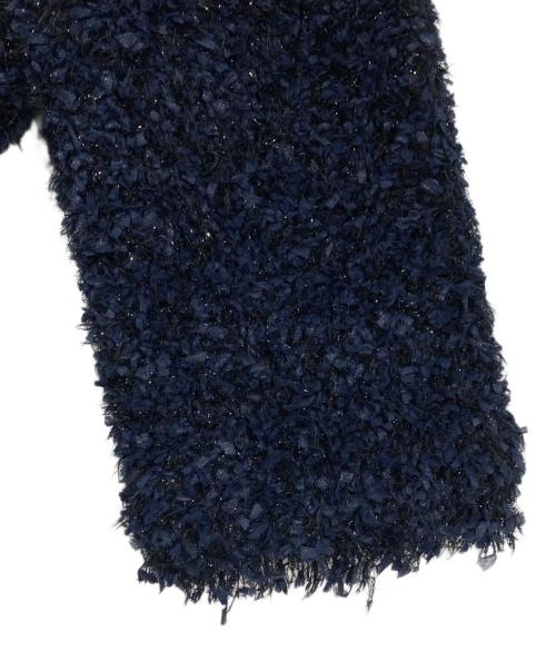 UNITED ARROWS（ユナイテッドアローズ）UNITED ARROWS (ユナイテッドアローズ) ツイードメタルボタンカーディガンジャケット ネイビー サイズ:FREEの古着・服飾アイテム