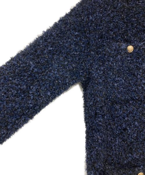 UNITED ARROWS（ユナイテッドアローズ）UNITED ARROWS (ユナイテッドアローズ) ツイードメタルボタンカーディガンジャケット ネイビー サイズ:FREEの古着・服飾アイテム
