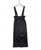 LE CIEL BLEUルシェルブルー）の古着「Tafta 2waybelted Maxi Skirt」｜ブラック