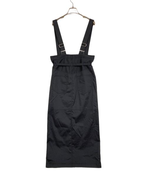 LE CIEL BLEU（ルシェルブルー）LE CIEL BLEU (ルシェルブルー) Tafta 2waybelted Maxi Skirt ブラック サイズ:36の古着・服飾アイテム