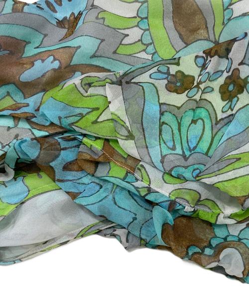 ANAYI（アナイ）ANAYI (アナイ) アラベスクプリントマキシフレア ワンピース グリーン サイズ:36の古着・服飾アイテム