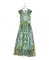 ANAYI（アナイ）の古着「アラベスクプリントマキシフレア ワンピース」｜グリーン