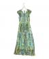 ANAYI (アナイ) アラベスクプリントマキシフレア ワンピース グリーン サイズ:36：16000円