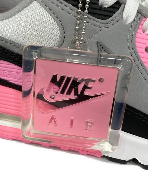 NIKE（ナイキ）NIKE (ナイキ) WMNS AIR MAX 90 グレー×ピンク サイズ:US11の古着・服飾アイテム