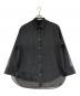 icB（アイシービー）の古着「オーガンコンビシャーティング」｜ブラック