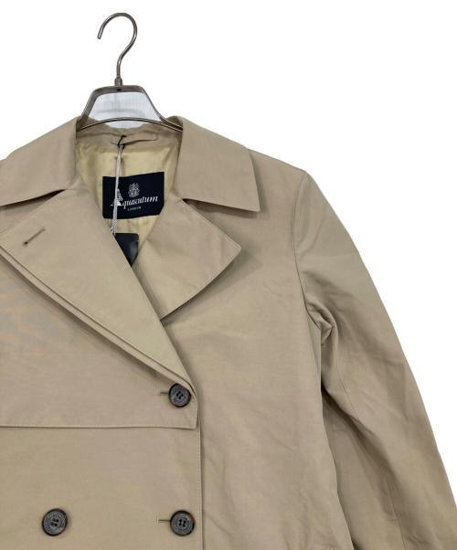 Aquascutum（アクアスキュータム）Aquascutum (アクアスキュータム) グログラントレンチコート ベージュ サイズ:8の古着・服飾アイテム