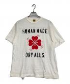 HUMAN MADEヒューマンメイド）の古着「クローバープリントTシャツ」｜ホワイト