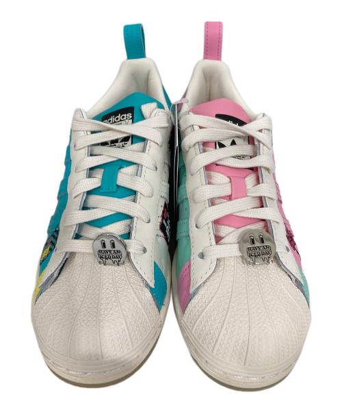 adidas（アディダス）adidas (アディダス) Superstar Arizona Chalk White ピンク サイズ:US4 1/2 未使用品の古着・服飾アイテム