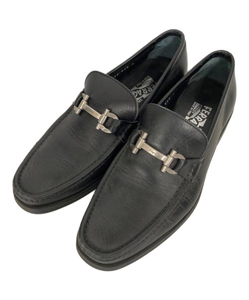 Salvatore Ferragamo（サルヴァトーレ フェラガモ）Salvatore Ferragamo (サルヴァトーレ フェラガモ) ガンチーニビットローファー ブラック サイズ:6EEEの古着・服飾アイテム