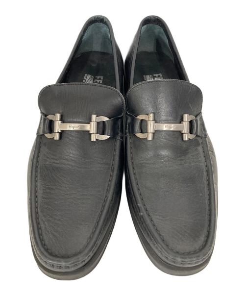 Salvatore Ferragamo（サルヴァトーレ フェラガモ）Salvatore Ferragamo (サルヴァトーレ フェラガモ) ガンチーニビットローファー ブラック サイズ:6EEEの古着・服飾アイテム