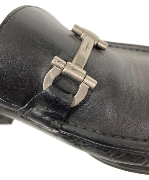 Salvatore Ferragamo（サルヴァトーレ フェラガモ）Salvatore Ferragamo (サルヴァトーレ フェラガモ) ガンチーニビットローファー ブラック サイズ:6EEEの古着・服飾アイテム