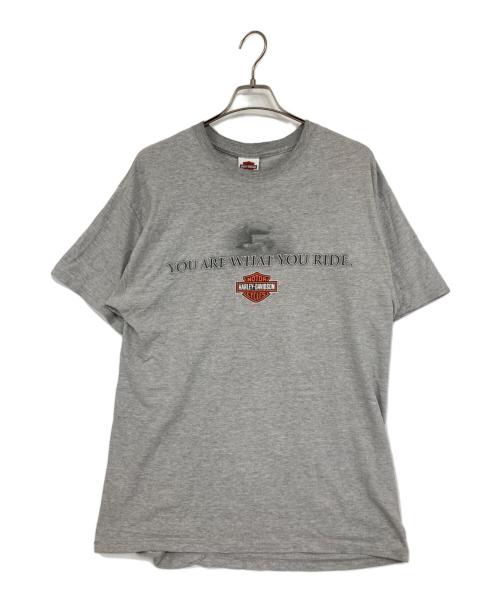 HARLEY-DAVIDSON（ハーレーダビッドソン）HARLEY-DAVIDSON (ハーレーダビッドソン) プリントTシャツ グレー サイズ:Lの古着・服飾アイテム