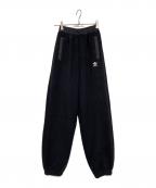 adidasアディダス）の古着「テディフリース トラックパンツ」｜ブラック