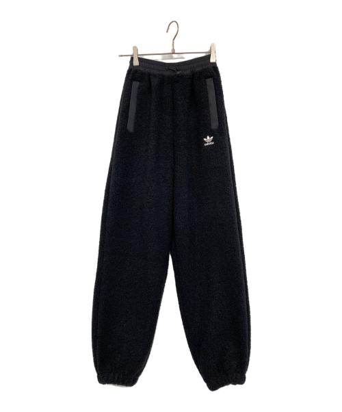 adidas（アディダス）adidas (アディダス) テディフリース トラックパンツ ブラック サイズ:XSの古着・服飾アイテム