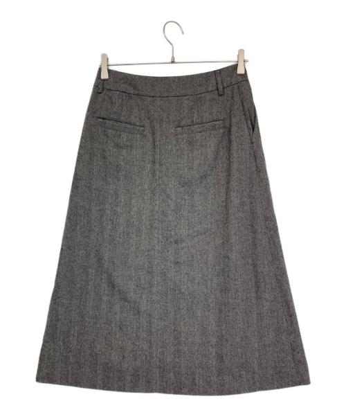 A.P.C.（アーペーセー）A.P.C. (アーペーセー) ヘリンボーンAラインスカート グレー サイズ:36の古着・服飾アイテム