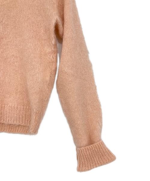 AURALEE（オーラリー）AURALEE (オーラリー) BRUSHED SUPER KID MOHAIR KNIT SHORT POLO ピンク サイズ:1の古着・服飾アイテム