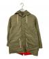 maison kitsune（メゾンキツネ）の古着「中綿フーデッドジャケット」｜カーキ