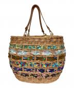 leur logetteルールロジェット）の古着「カゴバッグ」｜ブラウン