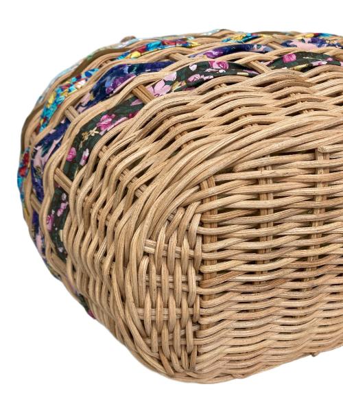 leur logette（ルールロジェット）leur logette (ルールロジェット) カゴバッグ ブラウンの古着・服飾アイテム