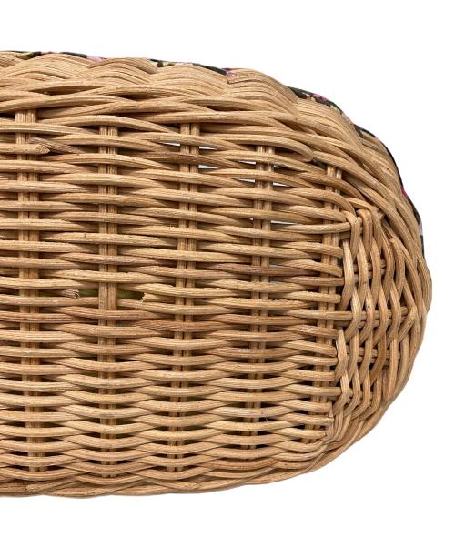 leur logette（ルールロジェット）leur logette (ルールロジェット) カゴバッグ ブラウンの古着・服飾アイテム