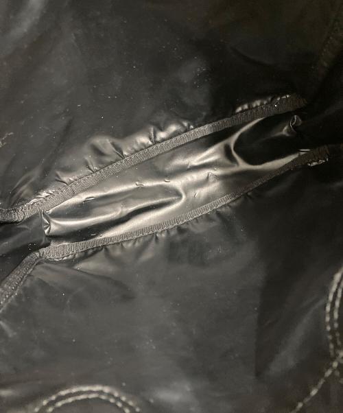 YOUNG & OLSEN The DRYGOODS STORE（ヤングアンドオルセン ザ ドライグッズストア）YOUNG & OLSEN The DRYGOODS STORE (ヤングアンドオルセン ザ ドライグッズストア) 2WAYレザー×ナイロンショルダーバッグ ブラックの古着・服飾アイテム