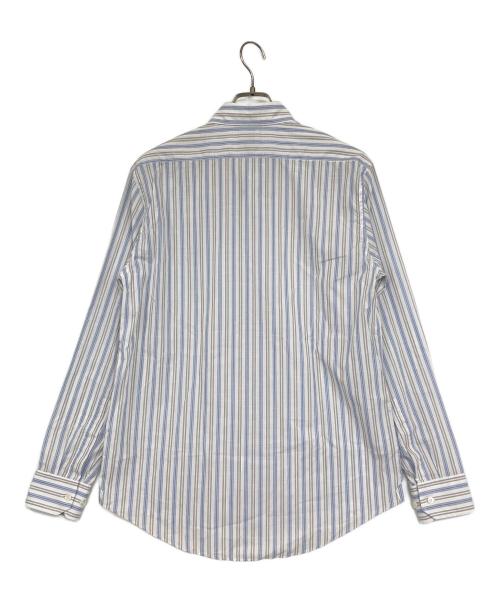 VISVIM（ビズビム）VISVIM (ビズビム) ストライプBDシャツ ブルー×ホワイト サイズ:2の古着・服飾アイテム