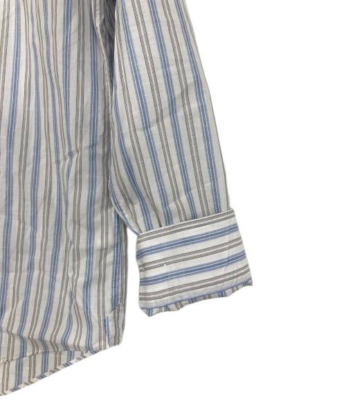 VISVIM（ビズビム）VISVIM (ビズビム) ストライプBDシャツ ブルー×ホワイト サイズ:2の古着・服飾アイテム