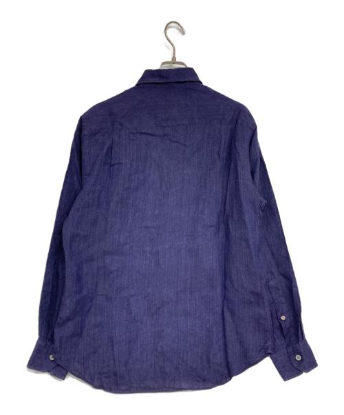 TOMORROW LAND（トゥモローランド）TOMORROW LAND (トゥモローランド) サハラ セミワイドカラーシャツ ネイビー サイズ:Sの古着・服飾アイテム