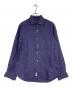 TOMORROW LAND（トゥモローランド）の古着「サハラ セミワイドカラーシャツ」｜ネイビー
