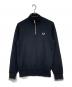 FRED PERRY（フレッドペリー）の古着「HALF ZIP SWEATSHIRT」｜ブラック