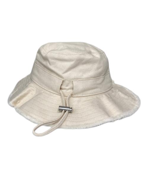 jacquemus（ジャックムス）jacquemus (ジャックムス) Artichaut バケットハット アイボリーの古着・服飾アイテム
