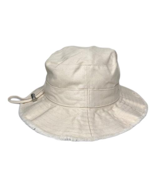 jacquemus（ジャックムス）jacquemus (ジャックムス) Artichaut バケットハット アイボリーの古着・服飾アイテム