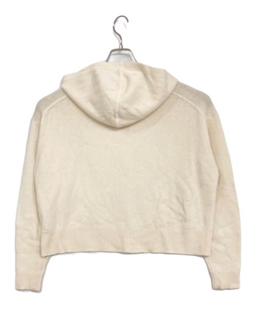 theory（セオリー）theory (セオリー) カシミヤ混ニットパーカー ベージュ サイズ:Sの古着・服飾アイテム