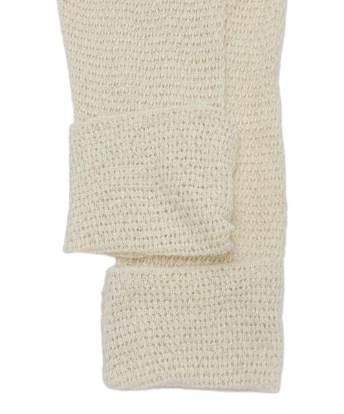 ETRE（エトレ）ETRE (エトレ) シアーメッシュニットPO ベージュ サイズ:Fの古着・服飾アイテム