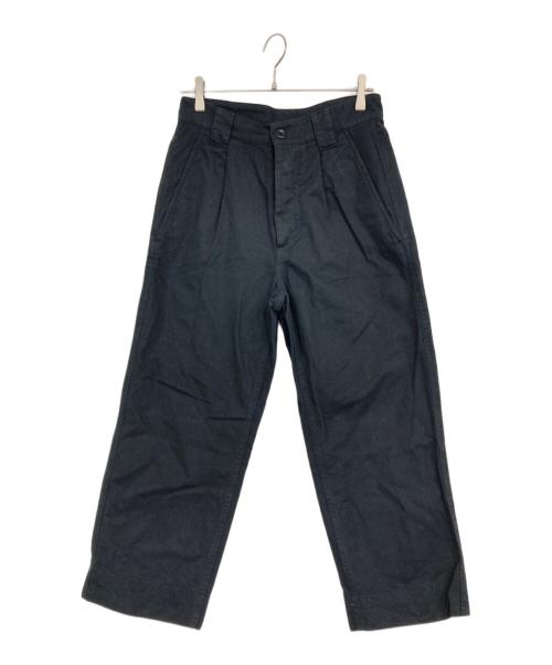 MHL（エムエイチエル）MHL (エムエイチエル) コットンツイルワークパンツ ブラック サイズ:SIZE Sの古着・服飾アイテム