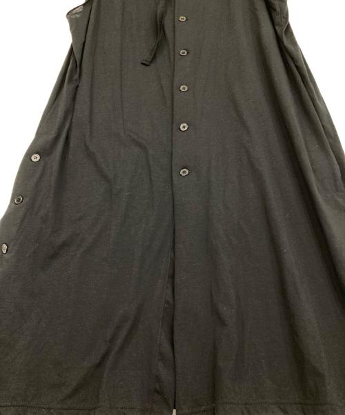 Yohji Yamamoto pour homme（ヨウジヤマモト プールオム）Yohji Yamamoto pour homme (ヨウジヤマモト プールオム) SOFT VAIL NO SLEEVE PRINTED CD/ノースリーブカーディガン ブラック サイズ:3の古着・服飾アイテム