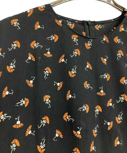 Spick and Span（スピック＆スパン）Spick and Span (スピックアンドスパン) スモールフラワーロングドレス ブラック サイズ:記載無しの古着・服飾アイテム