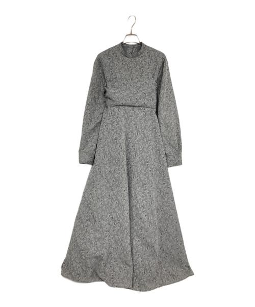 CLANE（クラネ）CLANE (クラネ) ジャガードワンピース グレー サイズ:1の古着・服飾アイテム