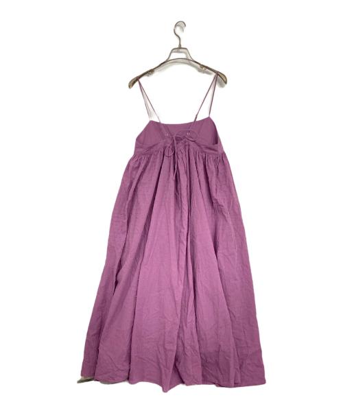 SLOBE IENA（スローブ イエナ）SLOBE IENA (スローブ イエナ) エアリーギャザーキャミワンピース パープル サイズ:記載なしの古着・服飾アイテム
